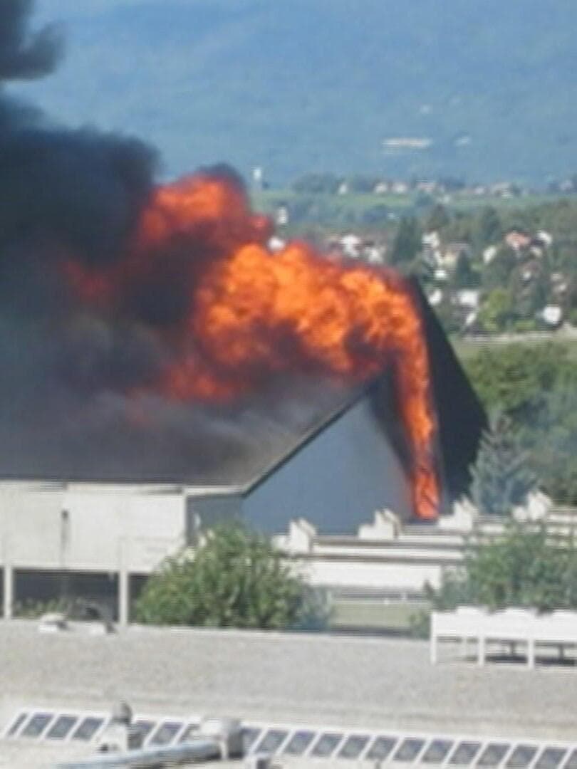Incendie de l'église du Lignon, 2014